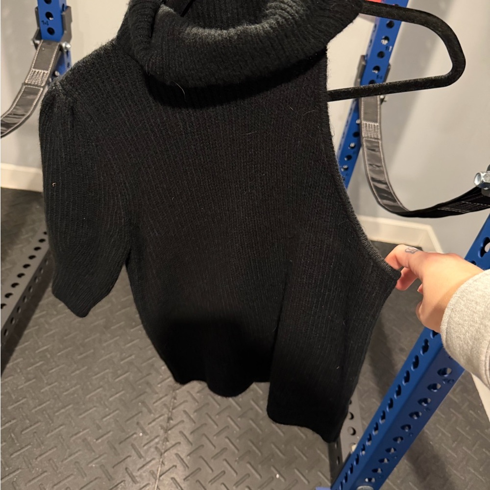 GAP Women's Black Cowl Neck Sweater